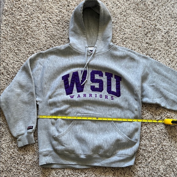 Winona State University Y2K 90’s Jansport Hoodie. Size Medium. Stitched Emblem. - Picture 5 of 7